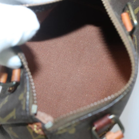 LOUIS VUITTON Monogram Mini Speedy Hand Bag M41534 LV Auth 126625