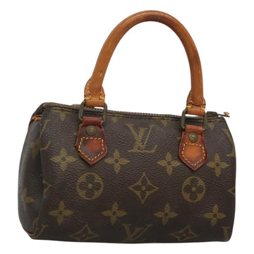 LOUIS VUITTON Monogram Mini Speedy Hand Bag M41534 LV Auth 126625