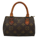 LOUIS VUITTON Monogram Mini Speedy Hand Bag M41534 LV Auth 126625-13
