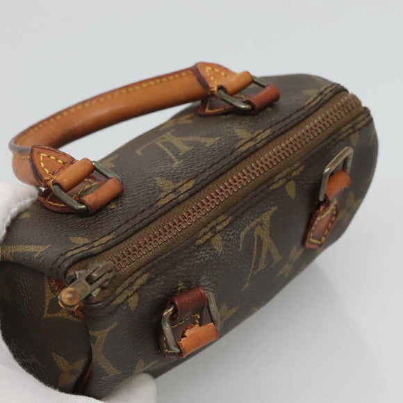 LOUIS VUITTON Monogram Mini Speedy Hand Bag M41534 LV Auth 126625
