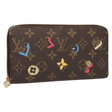 LOUIS VUITTON Monogram Lovelock Zippy Wallet Long Wallet M64116 LV Auth 126640