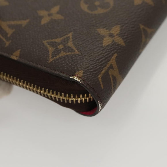 LOUIS VUITTON Monogram Lovelock Zippy Wallet Long Wallet M64116 LV Auth 126640