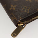 LOUIS VUITTON Monogram Lovelock Zippy Wallet Long Wallet M64116 LV Auth 126640-11
