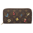 LOUIS VUITTON Monogram Lovelock Zippy Wallet Long Wallet M64116 LV Auth 126640-2
