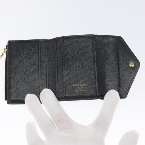 LOUIS VUITTON Monogram Game On Portefeuillezoe Wallet White M57491 Auth 126651