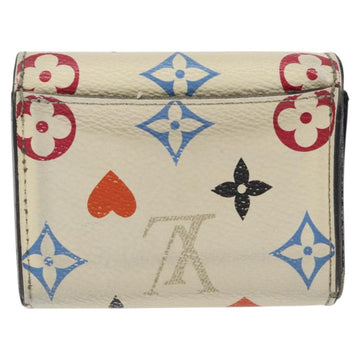 LOUIS VUITTON Monogram Game On Portefeuillezoe Wallet White M57491 Auth 126651 - 0