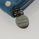 LOUIS VUITTON Empreinte Yayoi Kusama Zippy Wallet Blue M81954 LV Auth 126653-8