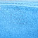 LOUIS VUITTON Empreinte Yayoi Kusama Zippy Wallet Blue M81954 LV Auth 126653-12