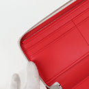 LOUIS VUITTON Damier Spray Zippy Wallet Vertical White M81403 LV Auth 126654M-17