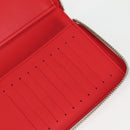 LOUIS VUITTON Damier Spray Zippy Wallet Vertical White M81403 LV Auth 126654M-20