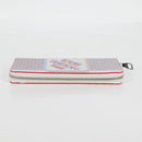 LOUIS VUITTON Damier Spray Zippy Wallet Vertical White M81403 LV Auth 126654M-3