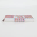 LOUIS VUITTON Damier Spray Zippy Wallet Vertical White M81403 LV Auth 126654M-4