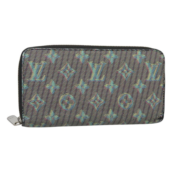 LOUIS VUITTON Monogram LV Pop Zippy Wallet Long Wallet Green M68664 Auth 126655