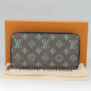 LOUIS VUITTON Monogram LV Pop Zippy Wallet Long Wallet Green M68664 Auth 126655-12