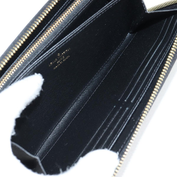 LOUIS VUITTON Monogram Game On Zippy Wallet Wallet Black M80323 LV Auth 126656M