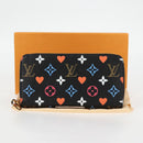 LOUIS VUITTON Monogram Game On Zippy Wallet Wallet Black M80323 LV Auth 126656M-12