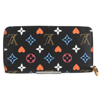 LOUIS VUITTON Monogram Game On Zippy Wallet Wallet Black M80323 LV Auth 126656M - 0
