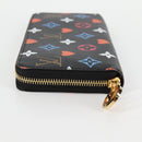 LOUIS VUITTON Monogram Game On Zippy Wallet Wallet Black M80323 LV Auth 126656M-3