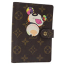 LOUIS VUITTON Monogram Panda Agenda PM Day Planner Cover R20011 LV Auth 126658-1