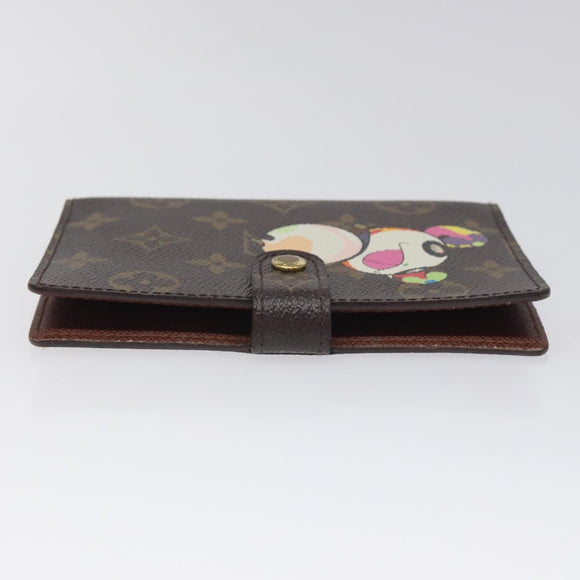 LOUIS VUITTON Monogram Panda Agenda PM Day Planner Cover R20011 LV Auth 126658