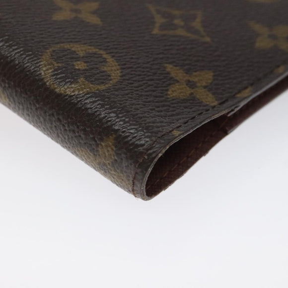 LOUIS VUITTON Monogram Panda Agenda PM Day Planner Cover R20011 LV Auth 126658