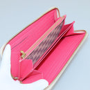 LOUIS VUITTON Damier Azur Vivienne Zippy Wallet Long Wallet N40507 Auth 126659-10