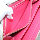 LOUIS VUITTON Damier Azur Vivienne Zippy Wallet Long Wallet N40507 Auth 126659-11