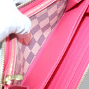 LOUIS VUITTON Damier Azur Vivienne Zippy Wallet Long Wallet N40507 Auth 126659-12