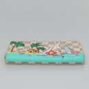 LOUIS VUITTON Damier Azur Vivienne Zippy Wallet Long Wallet N40507 Auth 126659-6