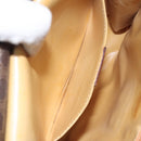 CELINE Macadam Canvas Shoulder Bag PVC Leather Brown Gold Auth 126660-22