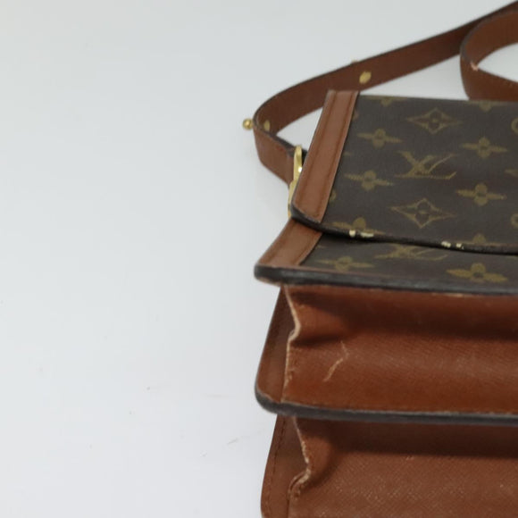 LOUIS VUITTON Monogram Raspail Shoulder Bag M51372 LV Auth 126668
