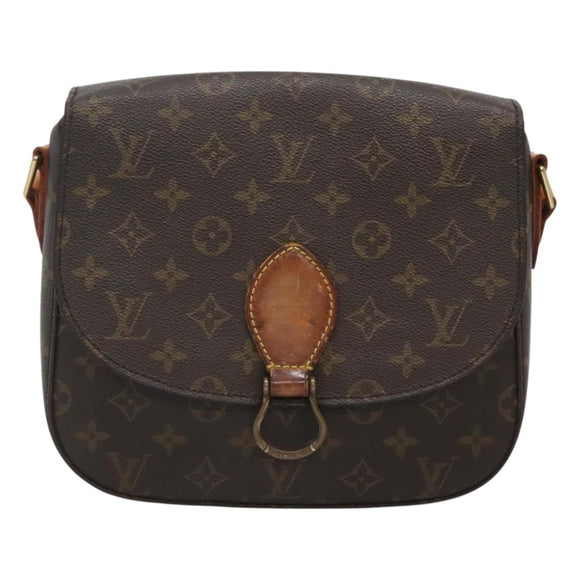 LOUIS VUITTON Monogram Saint Cloud GM Shoulder Bag M51242 LV Auth 126669