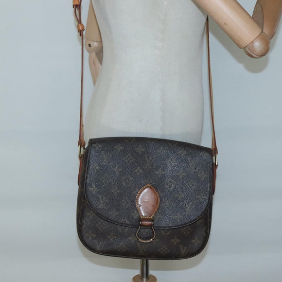 LOUIS VUITTON Monogram Saint Cloud GM Shoulder Bag M51242 LV Auth 126669