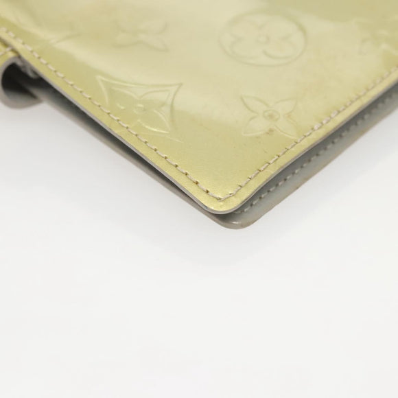 LOUIS VUITTON Vernis Agenda PM Day Planner Cover Gris R21001 LV Auth 126689