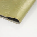 LOUIS VUITTON Vernis Agenda PM Day Planner Cover Gris R21001 LV Auth 126689-16