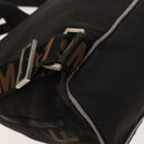 FENDI Backpack Black Silver Auth 126725-18