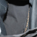 FENDI Backpack Black Silver Auth 126725-11