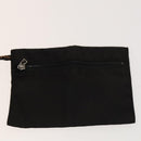 FENDI Backpack Nylon Black Silver Auth 126725-24