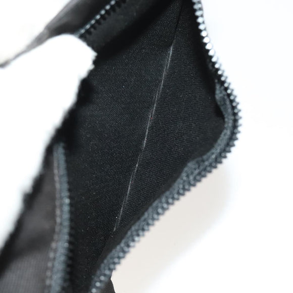 FENDI Backpack Nylon Black Silver Auth 126725