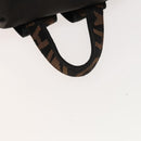 FENDI Backpack Nylon Black Silver Auth 126725-7