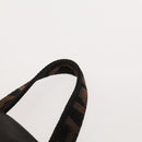 FENDI Backpack Black Silver Auth 126725-14