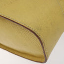 LOEWE Shoulder Bag Leather Yellow Auth 126746-12