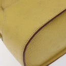 LOEWE Shoulder Bag Leather Yellow Auth 126746-13