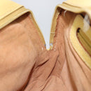 LOEWE Shoulder Bag Leather Yellow Auth 126746-18