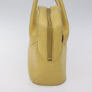 LOEWE Shoulder Bag Leather Yellow Auth 126746-5