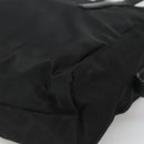 PRADA Hand Bag Nylon Black Silver Auth 126754-9
