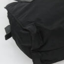 PRADA Hand Bag Nylon Black Silver Auth 126754-14