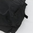 PRADA Hand Bag Nylon Black Silver Auth 126754-15