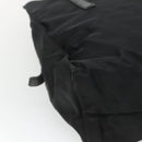 PRADA Hand Bag Nylon Black Silver Auth 126754-16