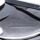 CHANEL Choco Bar Hand Bag Leather Black Silver CC Auth 126757-15